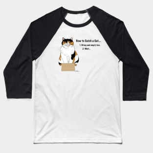 How to Catch a Cat Baseball T-Shirt